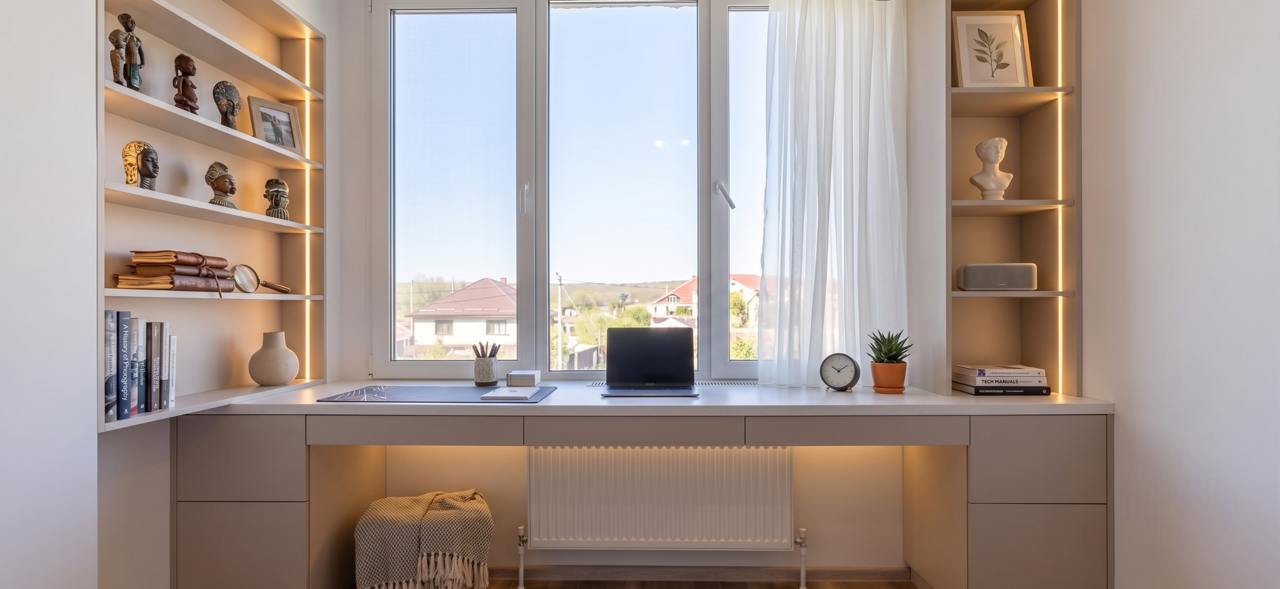 Proiectul finisat — vedere de ansamblu, partea stângă și partea dreaptă